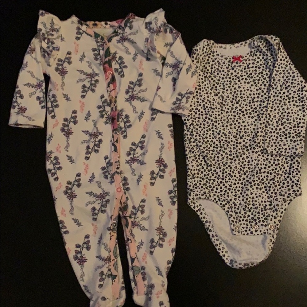 One romper and one onesie